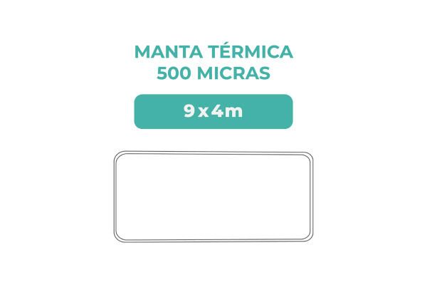 Medidas Manta térmica 9x4