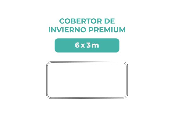 Medidas cobertor de invierno 6x3