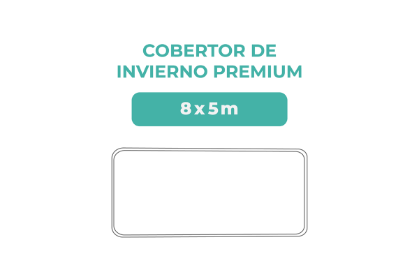 Medidas cobertor de invierno 8x5