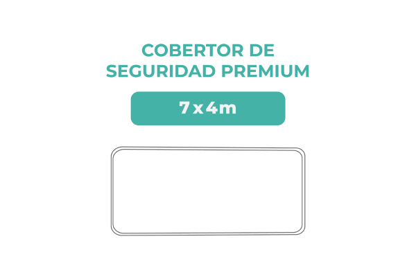 Medidas cobertor de seguridad 7x4