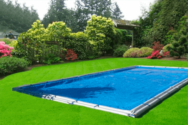 Cobertor para piscina sin anclajes