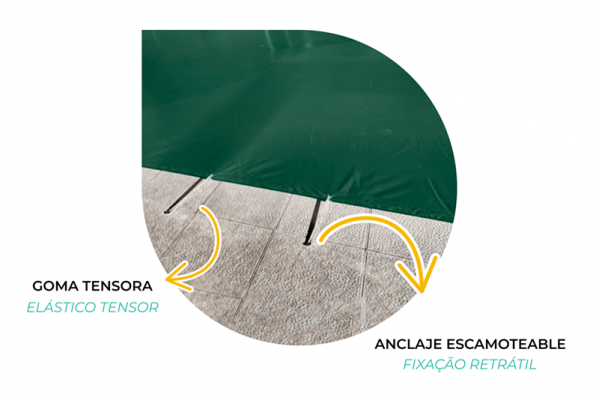 Capa de inverno verde