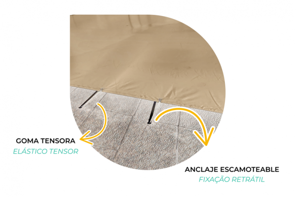 Cobertura de invierno beige