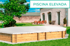 Cobertor de invierno para piscinas elevadas Cobertor de invierno para piscinas elevadas