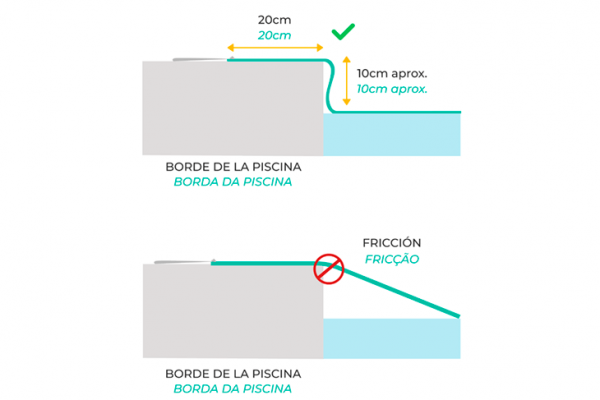 Instalar cobertura leve para piscina de inverno