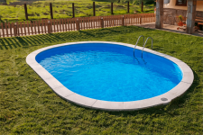 liner piscina ovalada
