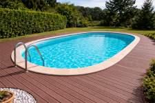 liner piscina ovalada