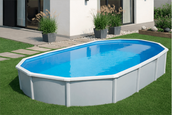 liner piscina ovalada
