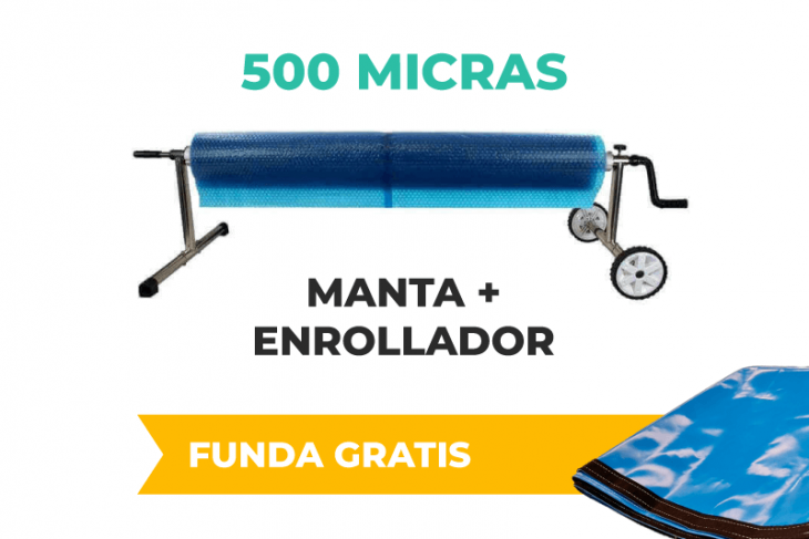 Pack manta 5x3 500 micras + enrolador
