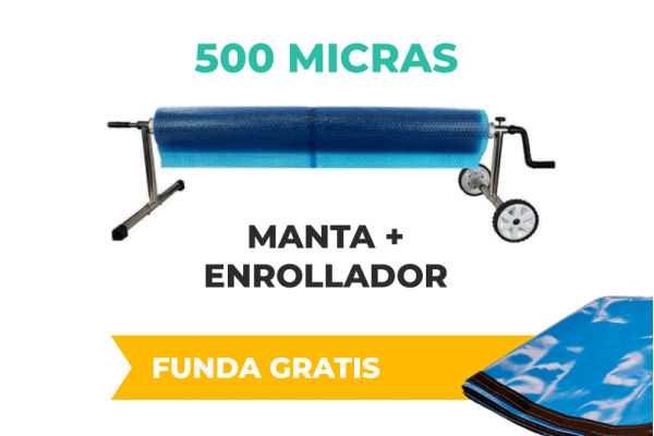 Pack manta 5x3 500 micras + enrolador