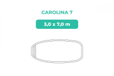 Piscina Poliéster DTP Carolina 7 3x7