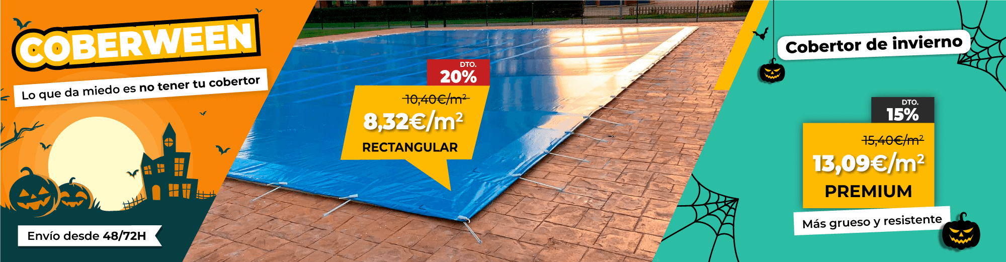Cobertores de invierno para piscinas 