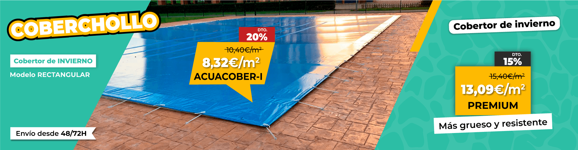 Cobertores de invierno para piscinas 
