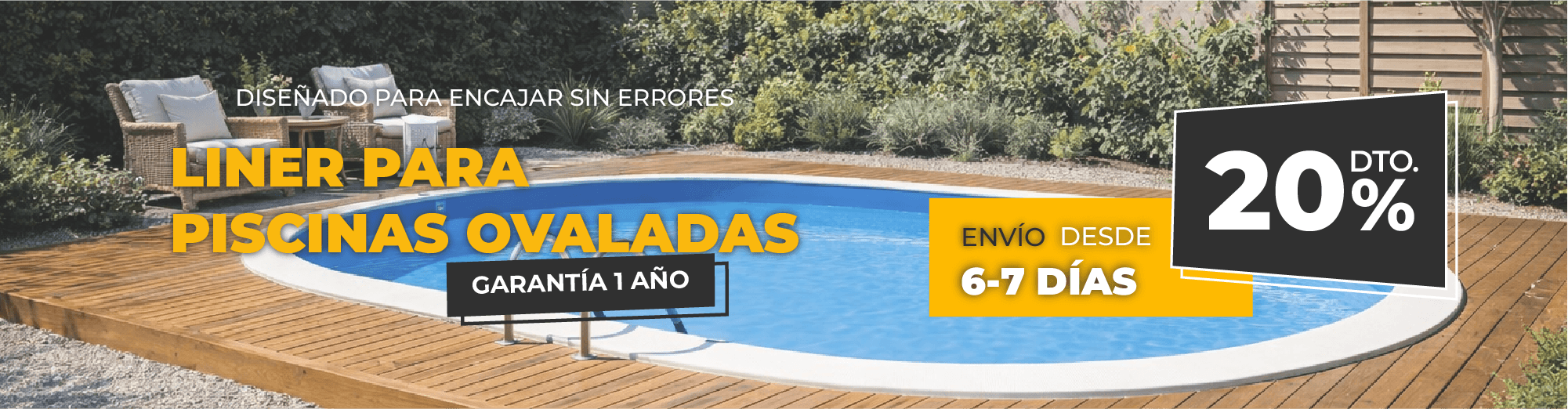 LINER PARA PISCINA OVALADA 20%