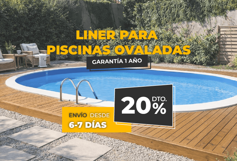 LINER PARA PISCINA OVALADA 20%