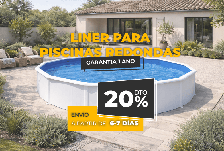 Liner para piscina promo 20% enero