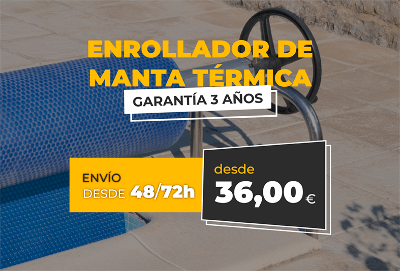 Enrollador de manta termica