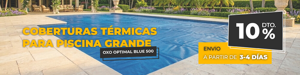 Cubierta piscina grande