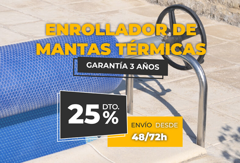 Enrollador de manta termica