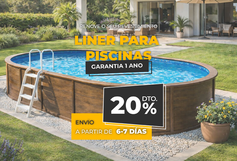Liner para piscina promo 20% enero