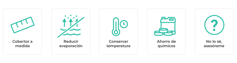Cobertores para piscinas