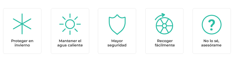 Cobertores para piscinas