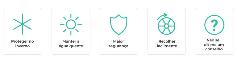 Coberturas para piscina